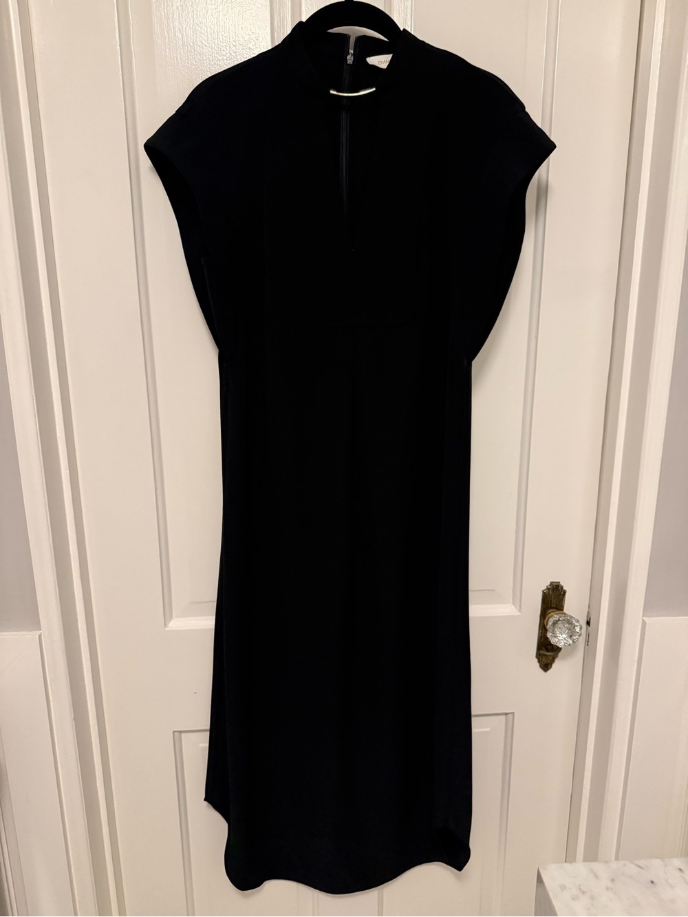 Zimmerman Black Cap Sleeve Midi Dress Size 2
